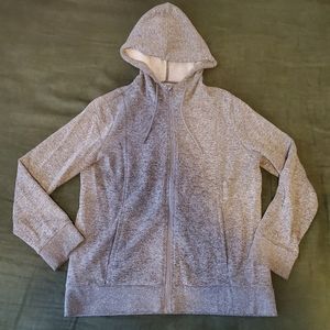 Figs Essential Zip-up Hoodie Jacket Gray M